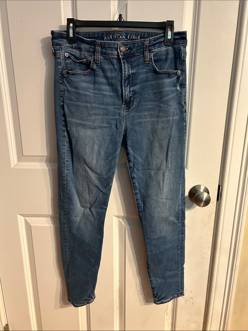 American Eagle Outfitters Skinny Blue Jeans - Faded Denim